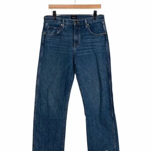KHAITE Women's Straight Blue Jeans